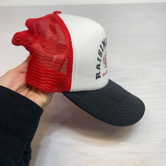 Limited Edition Raising Canes Arched Logo Foam Trucker Crew Hat - Picture 4 of 7